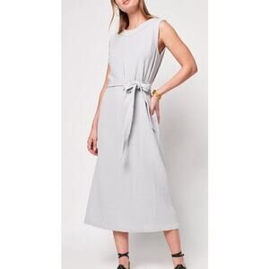 Faherty Womens Midi Dress Organic Cotton Costa Gauzey Sz XS Beach Resort Coastal